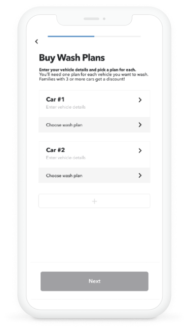 App My Garage screen